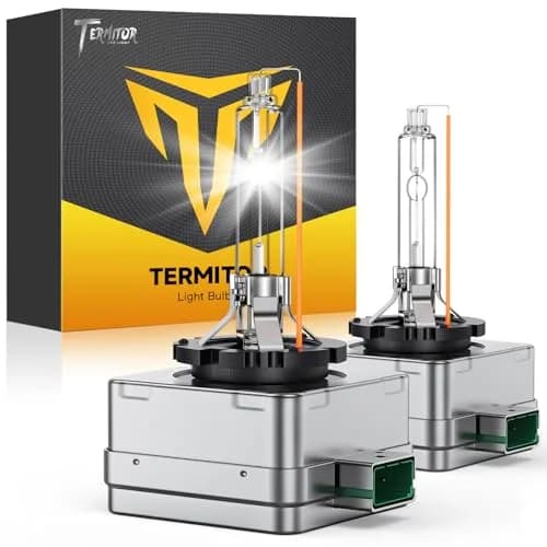 Termitor 2026 D3S HID Bulb 6000K Cool White (Pack of 2) | 800% Brighter Xenon Replacement thumbnail 1