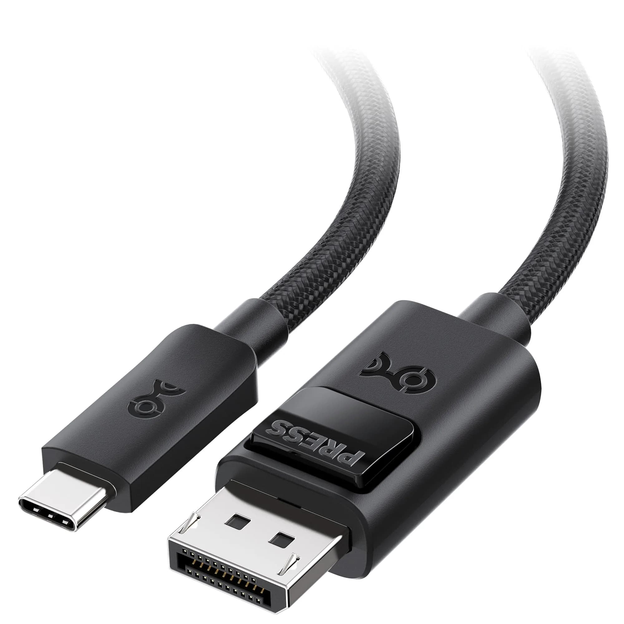 Cable Matters USB C to DisplayPort 2.1 Cable 6ft / 1.8m | Supports 8K@165Hz & 4K@480Hz, Durable Locking Fit — 6 Feet