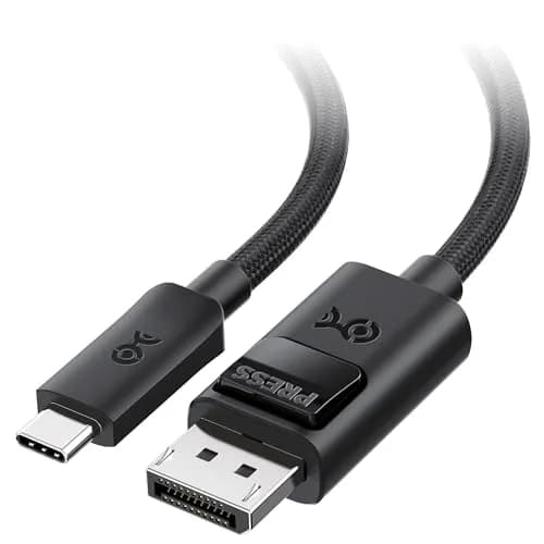 Cable Matters USB C to DisplayPort 2.1 Cable 6ft / 1.8m | Supports 8K@165Hz & 4K@480Hz, Durable Locking Fit thumbnail 1