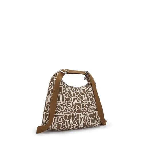 Kipling Yenna Prt Shoulder Bag 15"L x 14.25"H x 5.25"D | Minimalist Nylon & Polyester thumbnail 2
