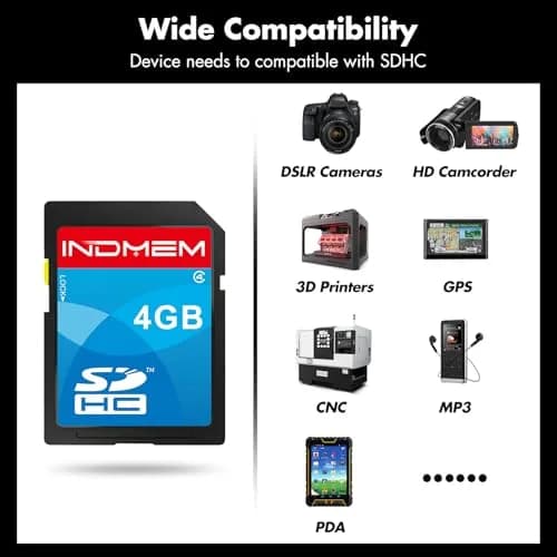 Sinobright SD Card 4GB | SDHC UHS-I Class 4 Flash Memory for Cameras & Devices thumbnail 5