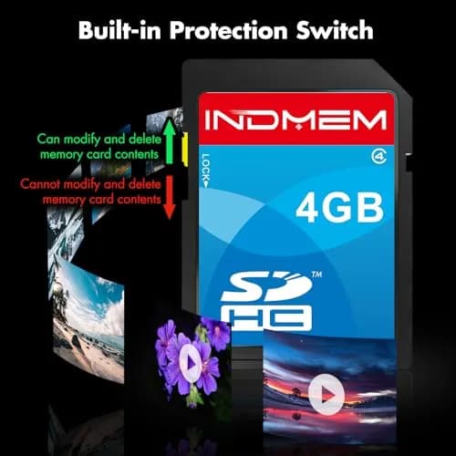 Sinobright SD Card 4GB | SDHC UHS-I Class 4 Flash Memory for Cameras & Devices thumbnail 6