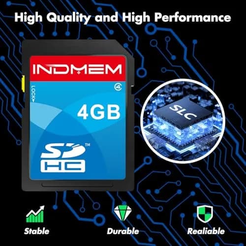 Sinobright SD Card 4GB | SDHC UHS-I Class 4 Flash Memory for Cameras & Devices thumbnail 2