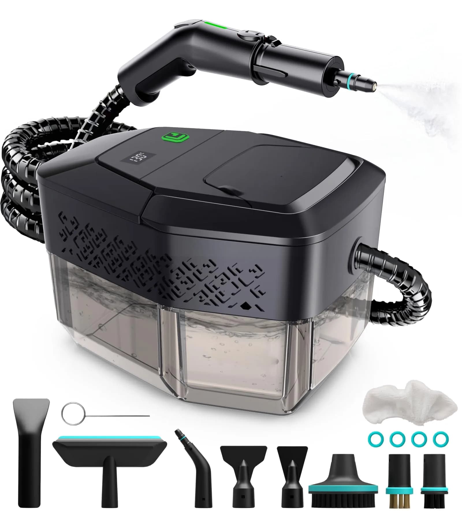 KBTYE Steam Cleaner 3-Level Handle 1.8L | Fast Heat-Up, Dry Burn Protection