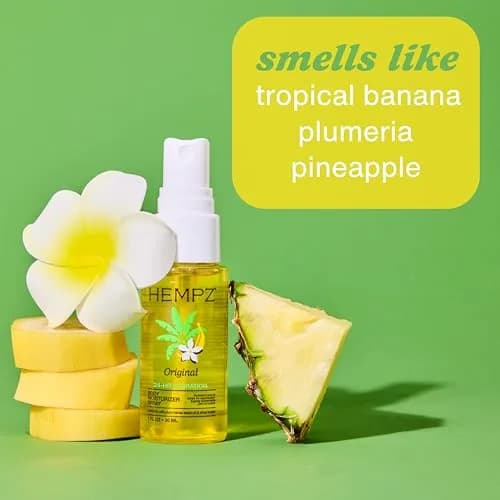 Hempz Hydrating Mist Spray, Floral Banana Fragrance, 1 fl.oz. | Alcohol-Free, Vegan, Instant Hydration thumbnail 2