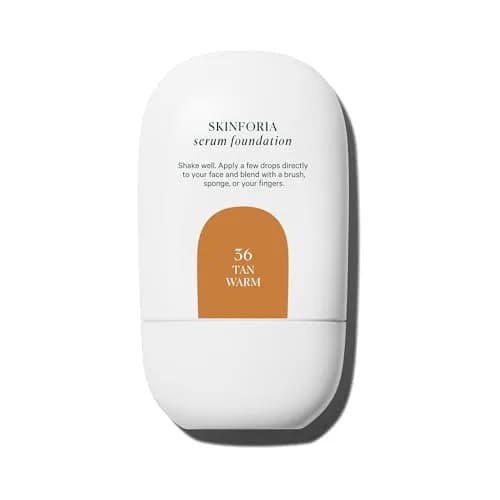 Well People Skinforia Serum Foundation, 36 Tan Warm | Hydrating, Skin-Like Finish, Plant-Powered Formula thumbnail 7