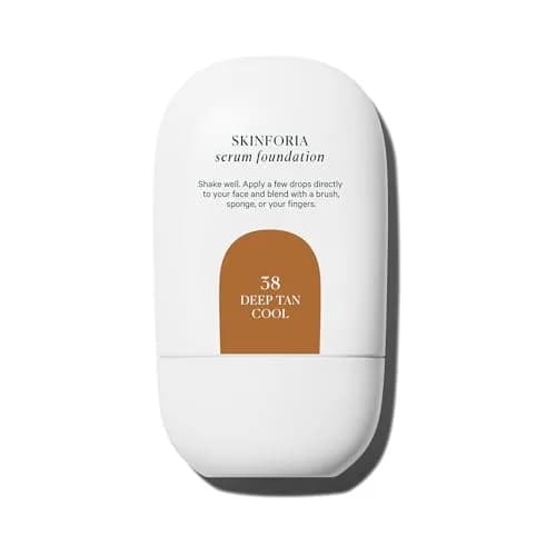 Well People Skinforia Serum Foundation, 38 Deep Tan Cool | Hydrating, Skin-Like Finish thumbnail 7