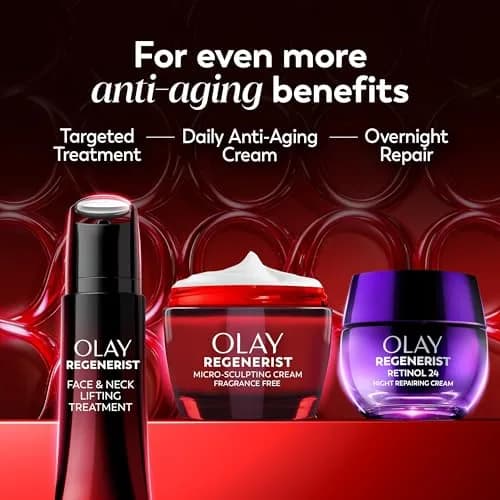 Olay Face Moisturizer Micro-Sculpting Cream 2.6oz | Fragrance-Free Anti-Aging Firming thumbnail 9