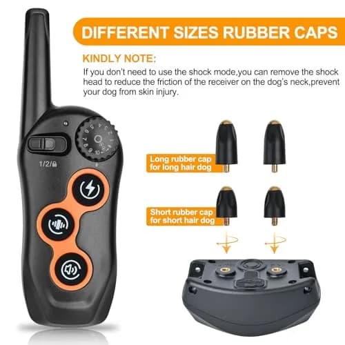 MAISOIE Dog Training Collar Black | IPX7 Waterproof Remote Range 1300ft, 3 Modes, Rechargeable thumbnail 6