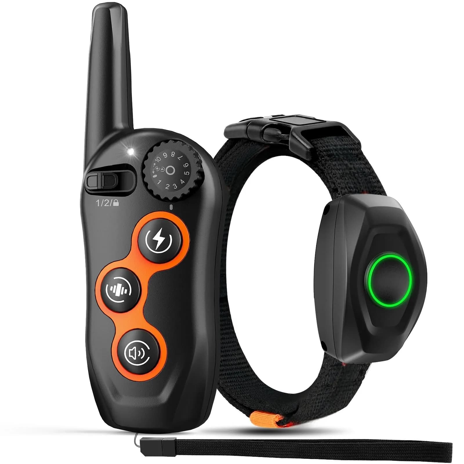 MAISOIE Dog Training Collar Black | IPX7 Waterproof Remote Range 1300ft, 3 Modes, Rechargeable