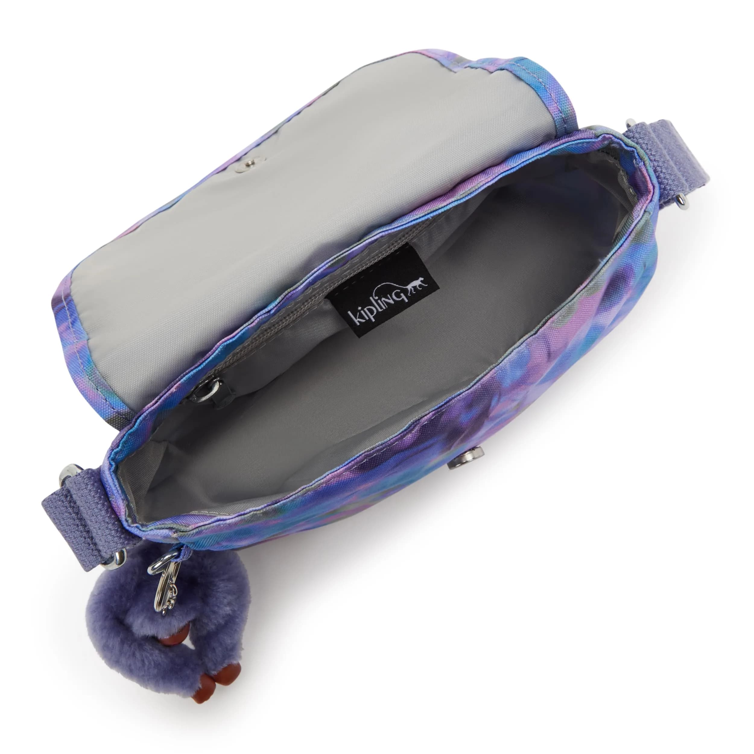 Kipling Sabian Blushing Sky Mini Crossbody Bag (7.75"L x 5.75"H x 3.25"D) - Lightweight & Water-Resistant - view 3