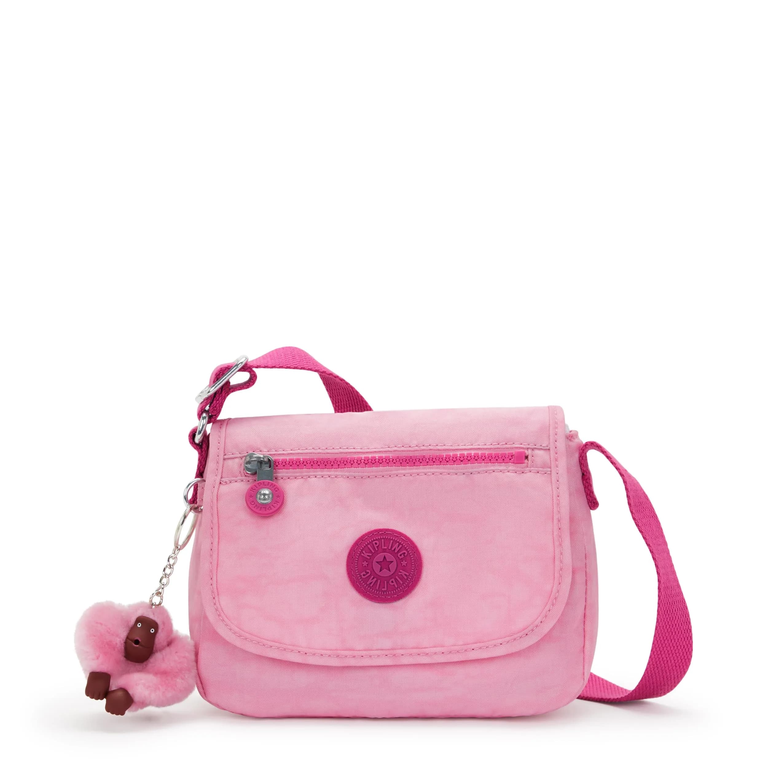 Kipling Sabian U Mini Crossbody Bag in Pink Frosting (7.75"L x 5.75"H x 3.25"D) - main product image