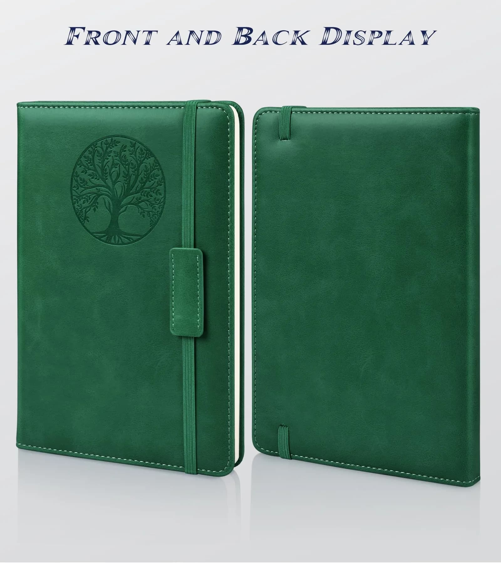 Biuwory Green Blank Journal Notebook A5 (5.7"×8.3") | Acid-Free Paper for Artists & Writers - view 6