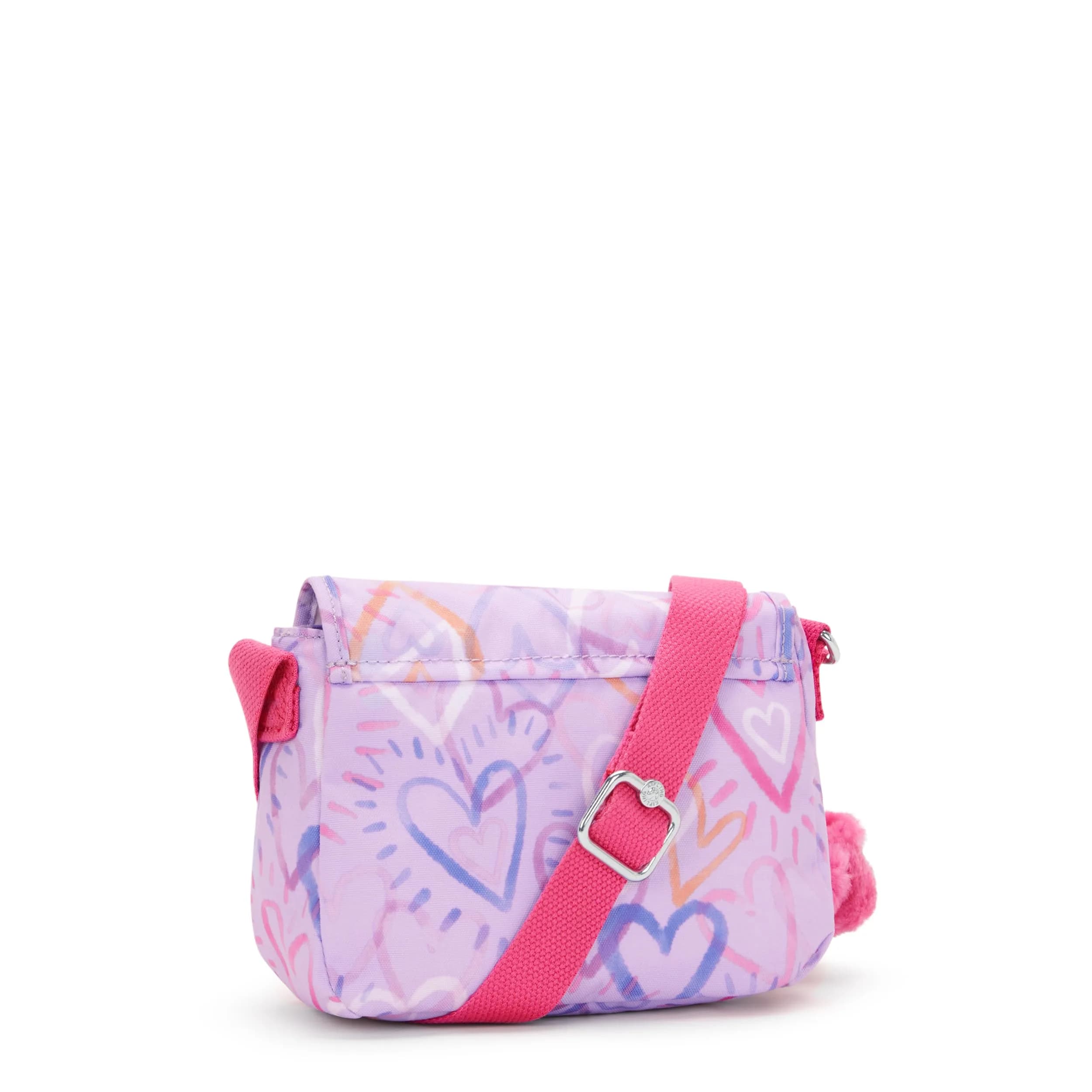 Kipling Sabian U Mini Crossbody Bag in Sweetheart Scribbles (7.75"L x 5.75"H x 3.25"D) - view 2