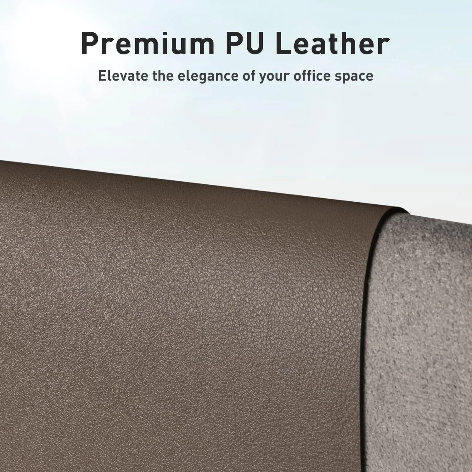 Aothia Faux Leather Desk Mat - Large 55" x 24" PU Leather Blotter | Waterproof Writing Surface for Office & Home - view 2