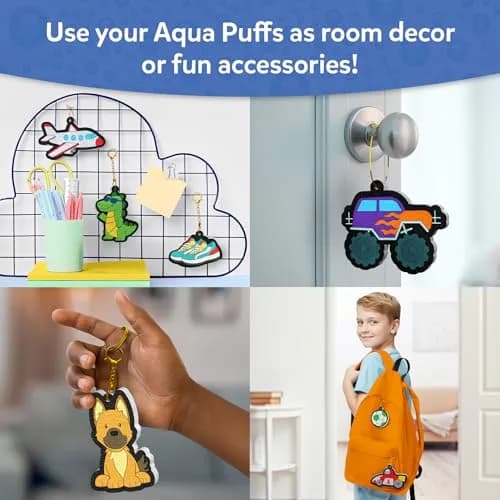 Skillmatics Aqua Puffs Just Boy Things Art & Craft Kit | Mess-Free 3D Puffy Creations for Ages 4-10 thumbnail 6