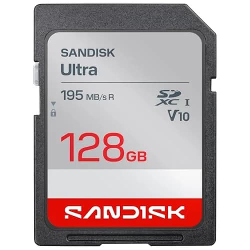 SanDisk 128GB Ultra SDHC UHS-I Memory Card - Full HD Video & Fast Transfers - main product image