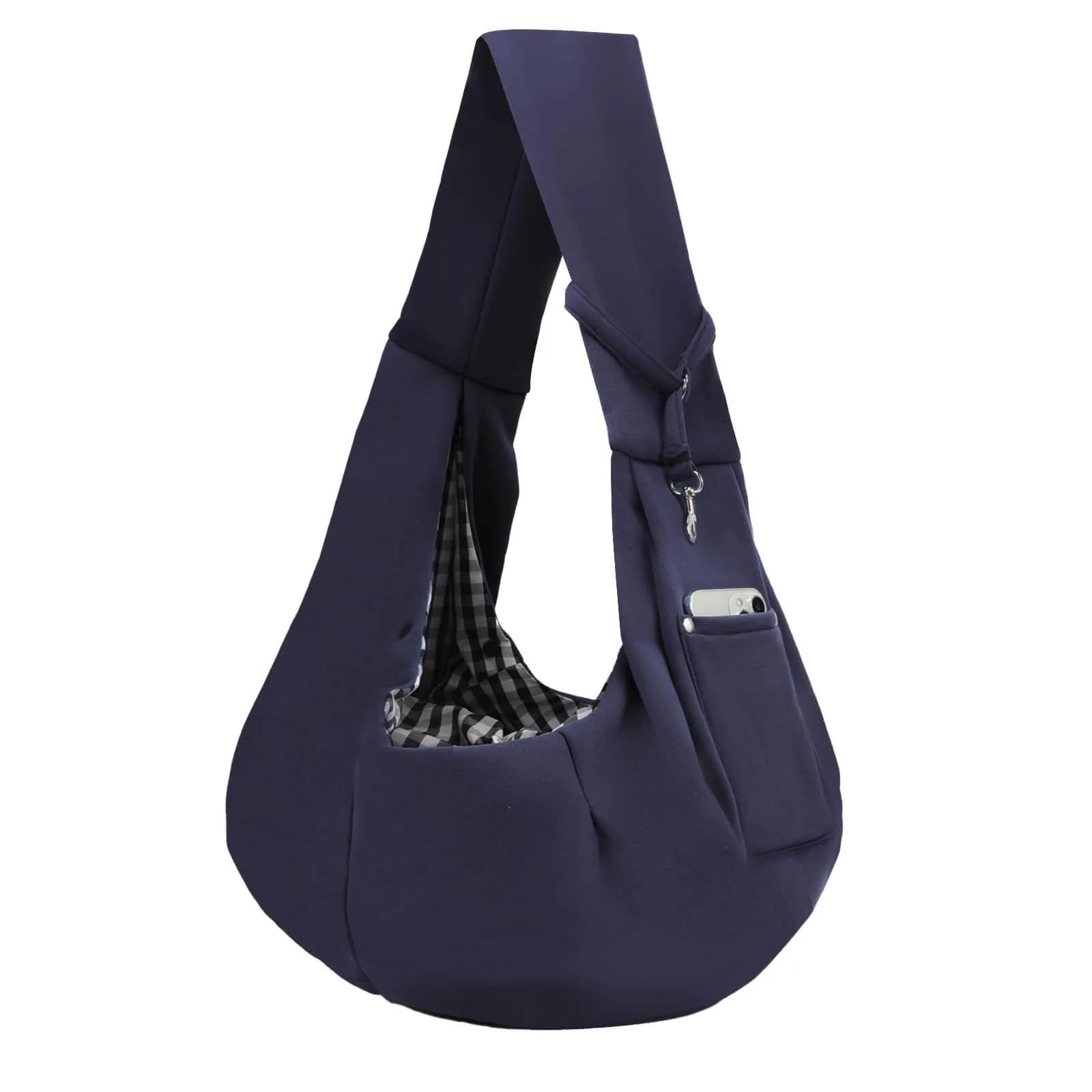 ARZQUT Dog and Cat Carrier Sling Bag | Dark Blue, 53cm (21") L x 30cm (12") W — Dark Blue