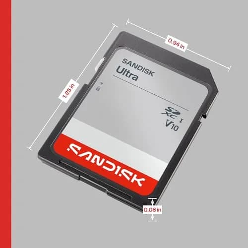 Sandisk 256GB Ultra SDXC UHS-I Card | Up to 195MB/s, Full HD, Waterproof, Shockproof thumbnail 8