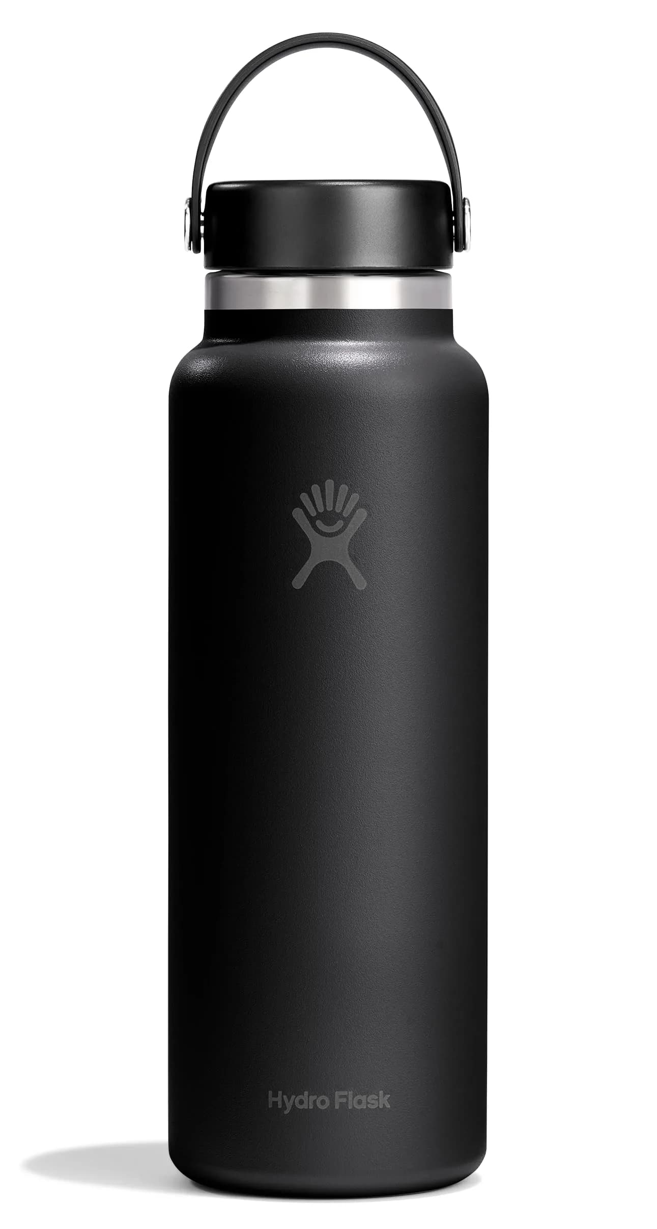 Hydro Flask 40 Oz Tonal Black Wide Mouth Water Bottle - Insulated Stainless Steel, Leakproof - main product image