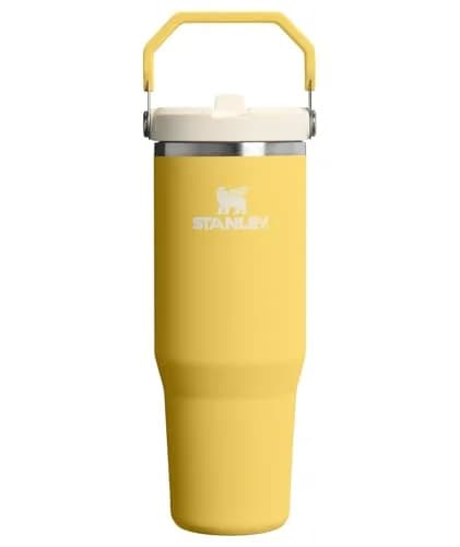 STANLEY IceFlow 2.0 Flip Straw Tumbler - 30 oz Daffodil Yellow | Fast Flow, Spill Resistant - main product image