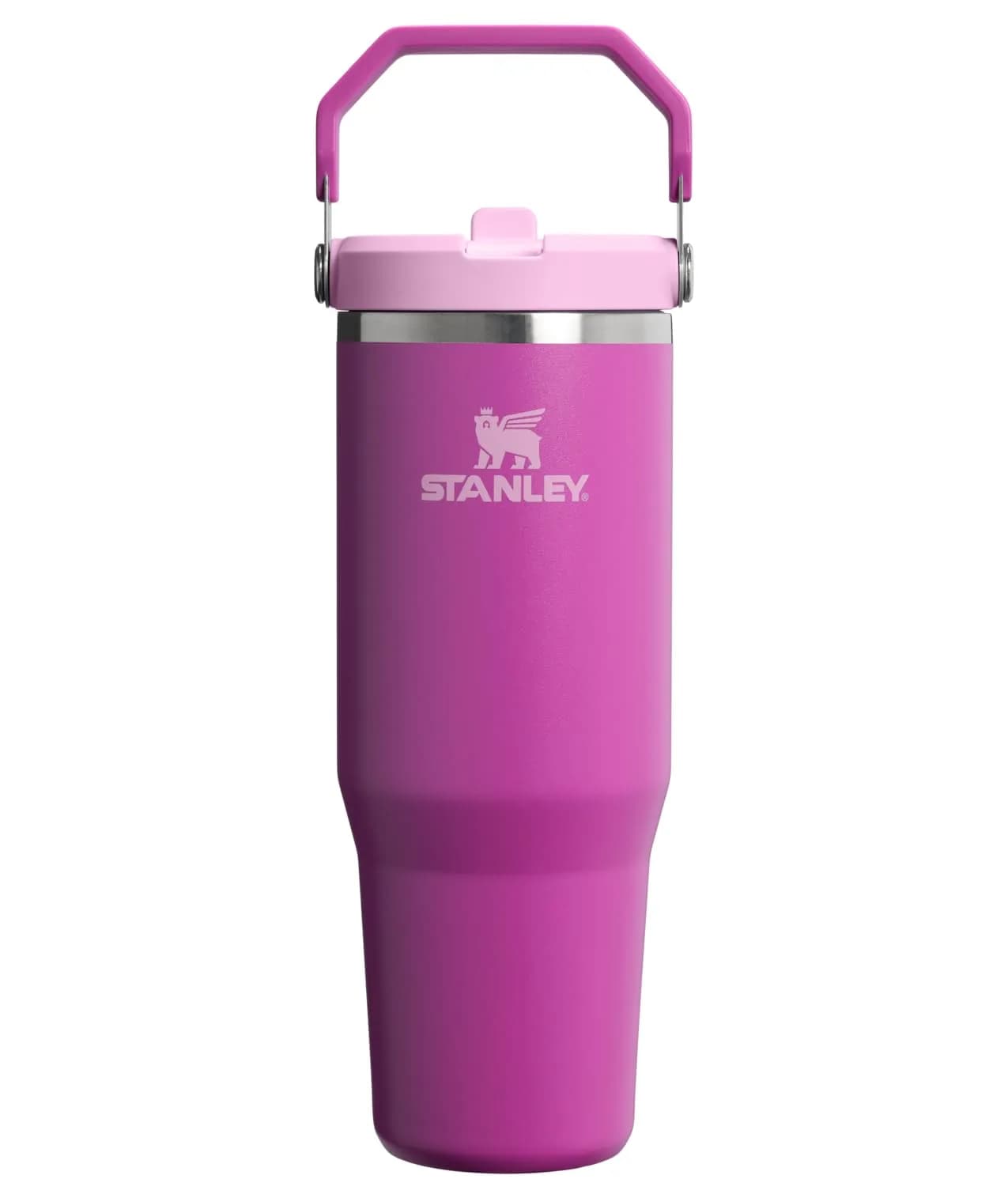 STANLEY IceFlow 2.0 Flip Straw Tumbler 30 oz Dark Blossom - Sip Faster, Spill Less - main product image