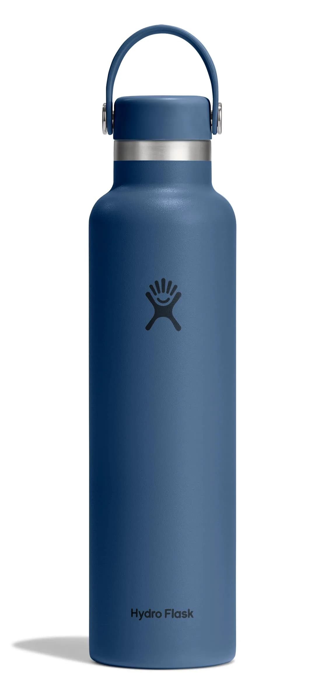 Hydro Flask Standard Mouth 710ml Water Bottle in Harbor Blue - Insulated Stainless Steel, Leakproof - main product image