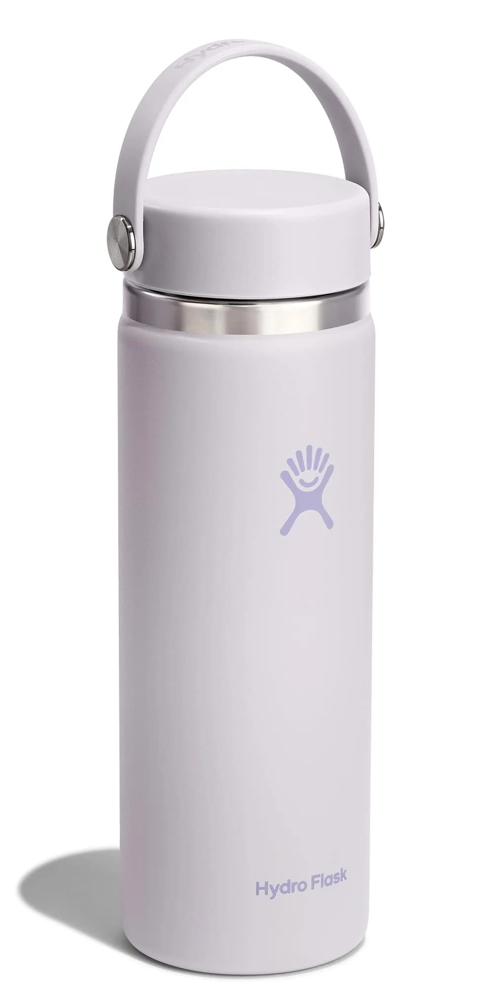 Hydro Flask Wide Mouth Water Bottle 20 oz (591 mL) | Insulated Stainless Steel, Cloud Pink - view 2
