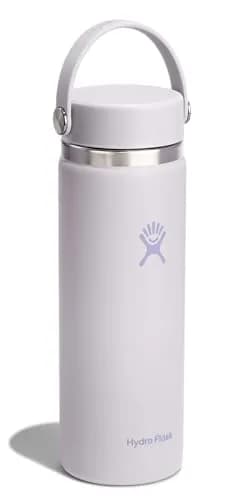 Hydro Flask Wide Mouth Water Bottle 20 oz (591 mL) | Insulated Stainless Steel, Cloud Pink thumbnail 2