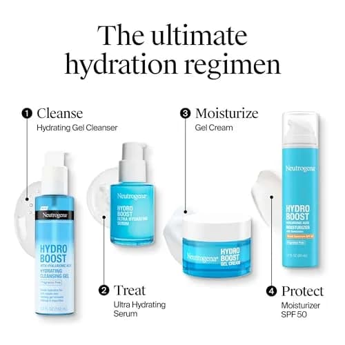 Neutrogena Hydro Boost Gel Cream Fragrance Free 15ml (0.5 Fl Oz) | Hyaluronic Acid Facial Moisturizer for Normal to Dry Skin thumbnail 8