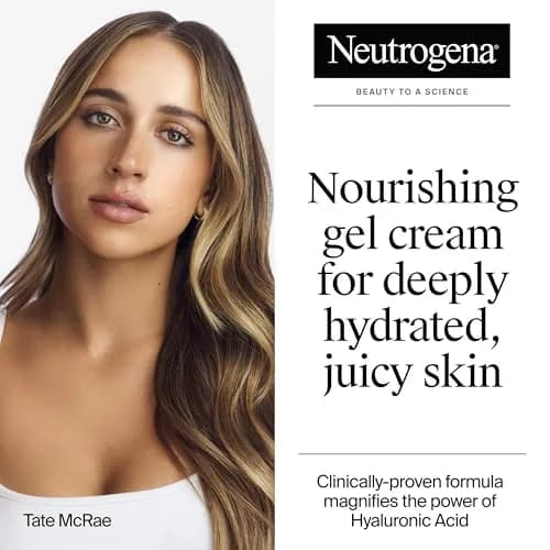 Neutrogena Hydro Boost Gel Cream Fragrance Free 15ml (0.5 Fl Oz) | Hyaluronic Acid Facial Moisturizer for Normal to Dry Skin thumbnail 2