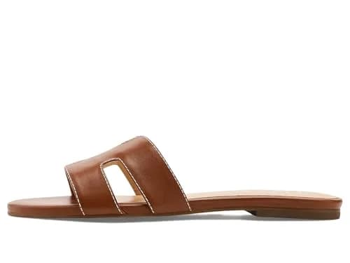 French Sole Alibi Slip-On Sandals Cognac 5 | Leather Comfort for Women thumbnail 4