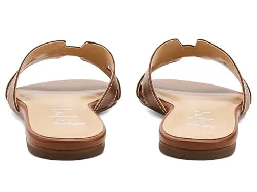 French Sole Alibi Slip-On Sandals Cognac 5 | Leather Comfort for Women thumbnail 7