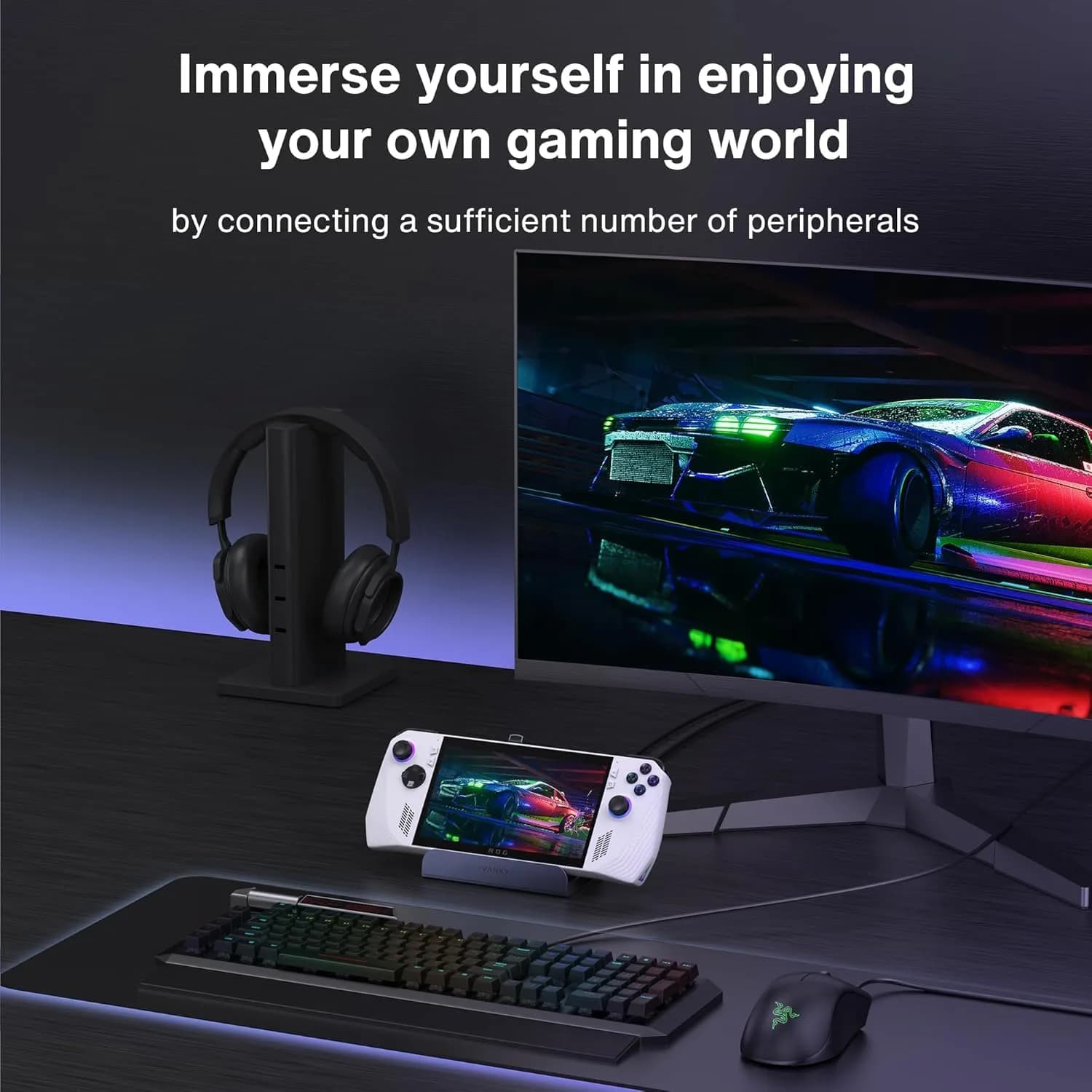 IVANKY 8-in-1 Docking Station for Steam Deck & ROG Ally 4K@144Hz | 65W PD Charger Included - view 6