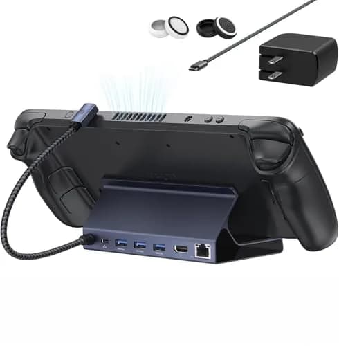 IVANKY 8-in-1 Docking Station for Steam Deck & ROG Ally 4K@144Hz | 65W PD Charger Included thumbnail 1