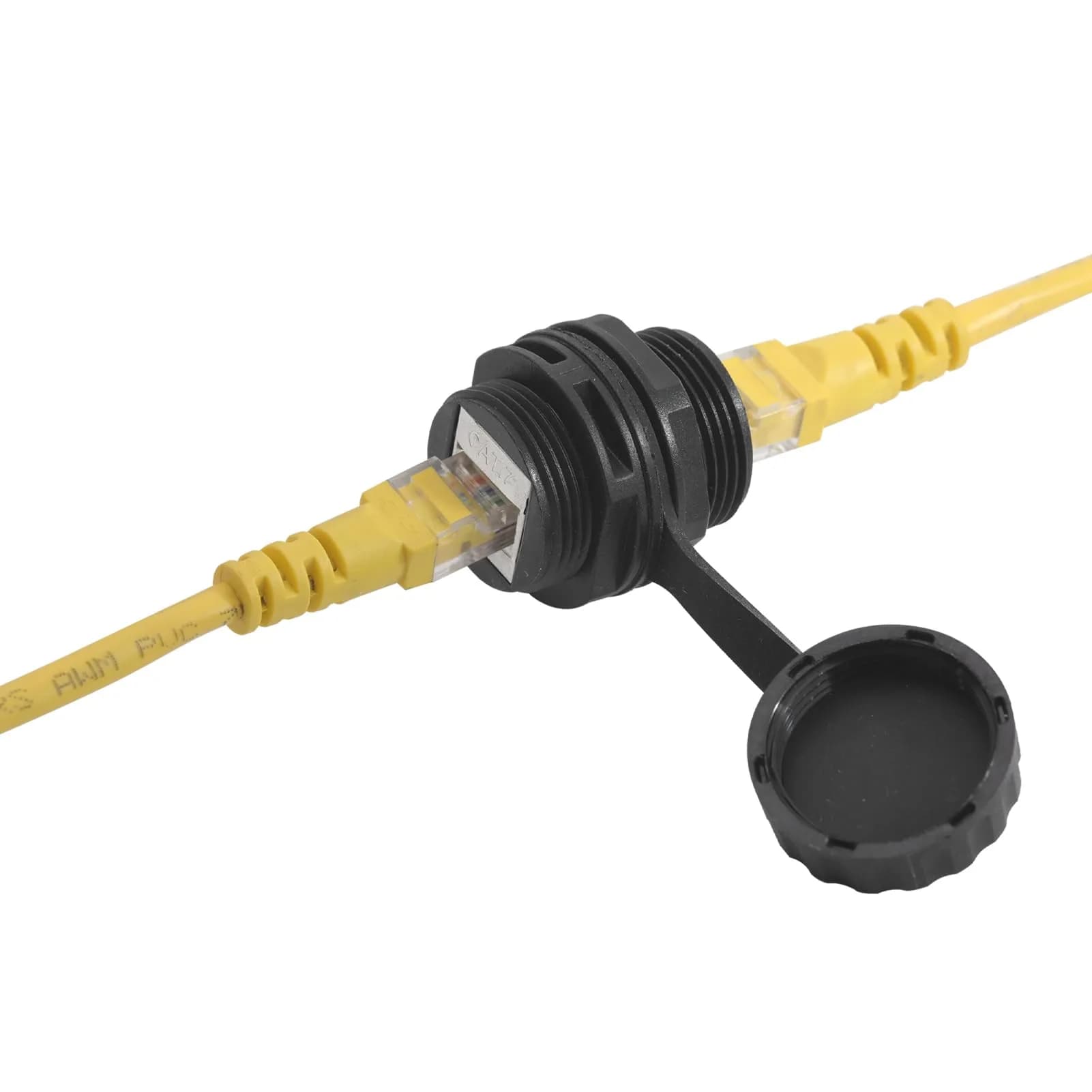 ANMBEST 5 Pieces CAT7 Shielded RJ45 Waterproof Ethernet Connector | IP67 Rated for Industrial Use - view 4