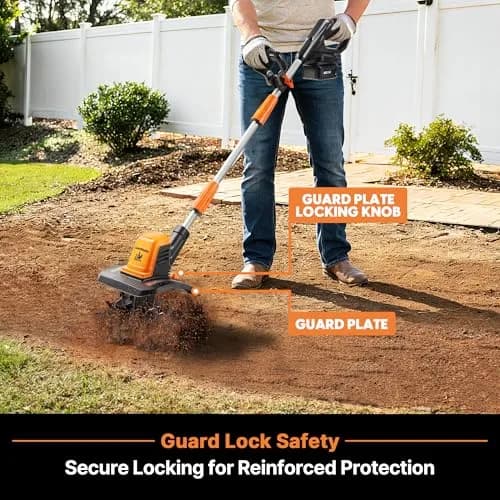 LawnMaster 24V MAX 9” Cordless Tiller – CLTE2409 | Compact, Cordless Garden Tiller for Small to Medium Gardens thumbnail 4