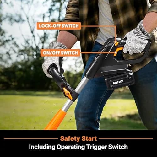 LawnMaster 24V MAX 9” Cordless Tiller – CLTE2409 | Compact, Cordless Garden Tiller for Small to Medium Gardens thumbnail 3