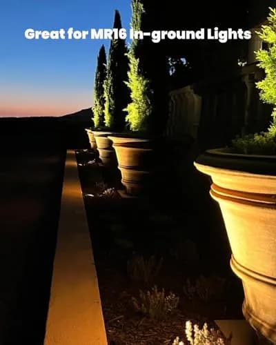 Makergroup MR16 LED Landscape Spotlight Bulbs 3W GU5.3 12V Warm White 2700K-3000K 12-Pack | Outdoor Garden Yard Lights thumbnail 6