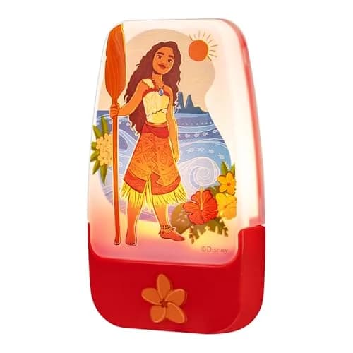 Disney Moana 2 LED Night Light Plug-in, 1 Pack | Dusk-to-Dawn Sensor for Kids' Rooms thumbnail 1