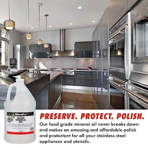 ULTRASOURCE Food Grade Mineral Oil 12 oz NSF Approved | Food Contact Safe, White, Unscented thumbnail 3