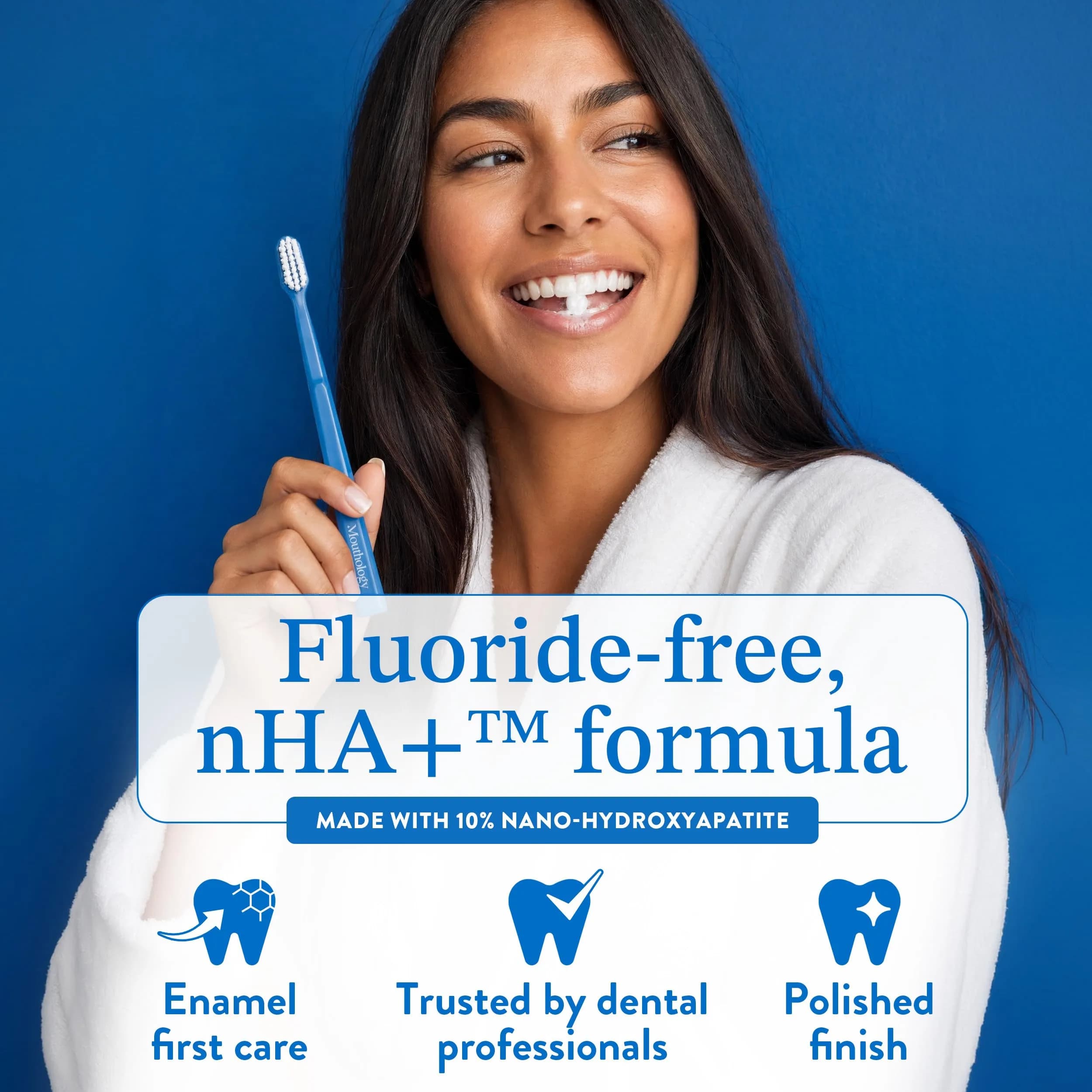 Mouthology 10% Nano Hydroxyapatite Toothpaste Tablets Fresh Mint 60 Count (Pack of 1) | Dentist-Recommended Enamel Care - view 6