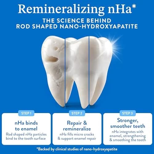 Mouthology 10% Nano Hydroxyapatite Toothpaste Tablets Fresh Mint 60 Count (Pack of 1) | Dentist-Recommended Enamel Care thumbnail 2