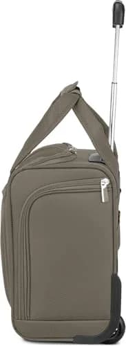 TOTAL TRAVELWARE Charleston 15" Underseat Bag (Mocha, 15-Inch Carry-On) | Durable Poly-Ballistic Fabric, 5 Year Warranty thumbnail 6