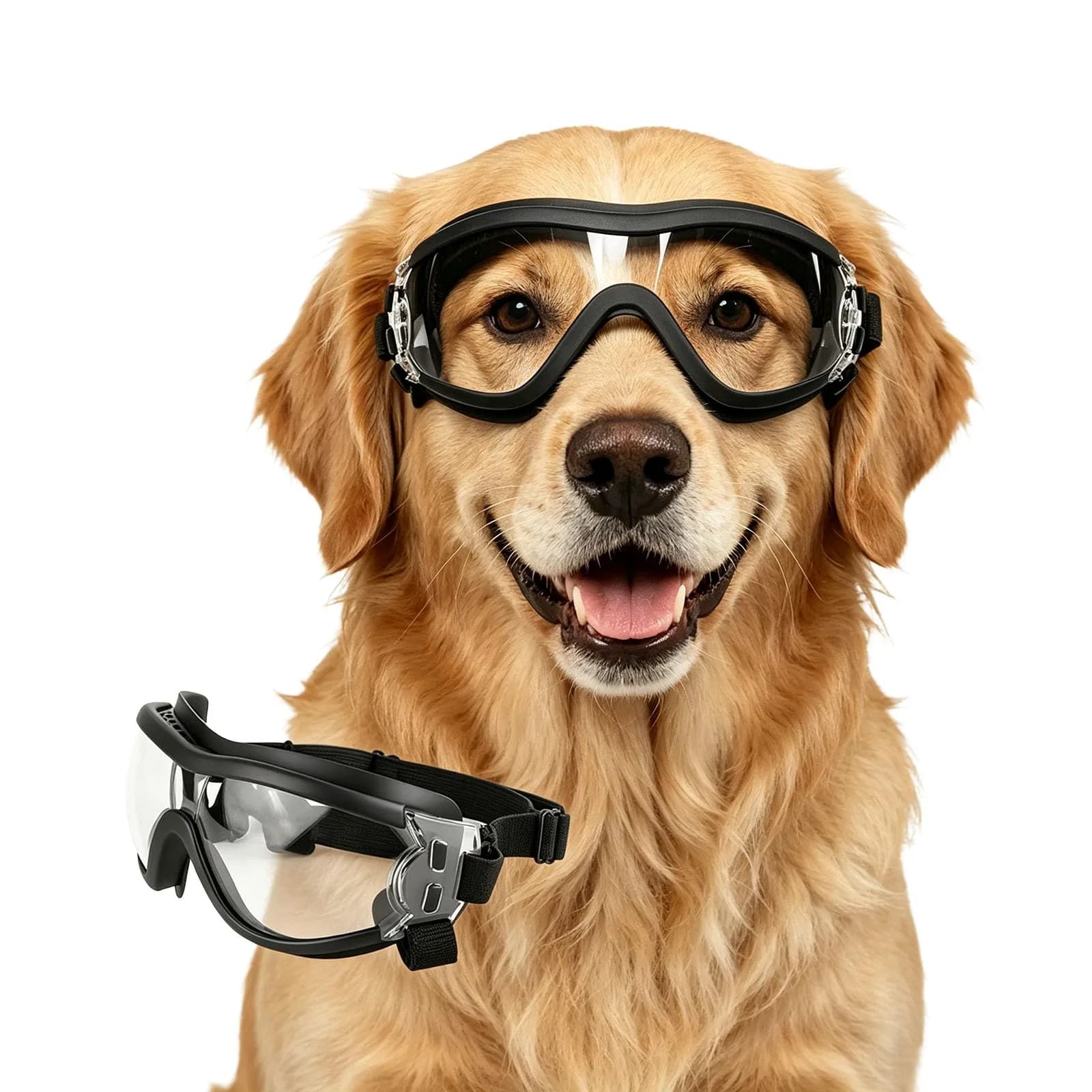 Enjoying Ultra Clear Dog Goggles for Large Breeds | UV Protection, Windproof & Adjustable - main product image