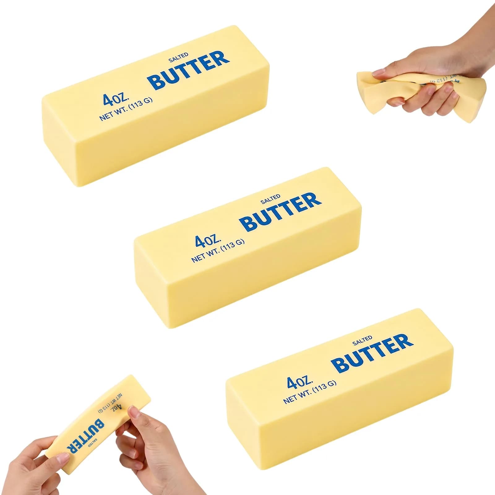 Lyreh Butter Stick Squeeze Toy 14cm (5.51in) | Non-Toxic PU Material for Kids thumbnail 1