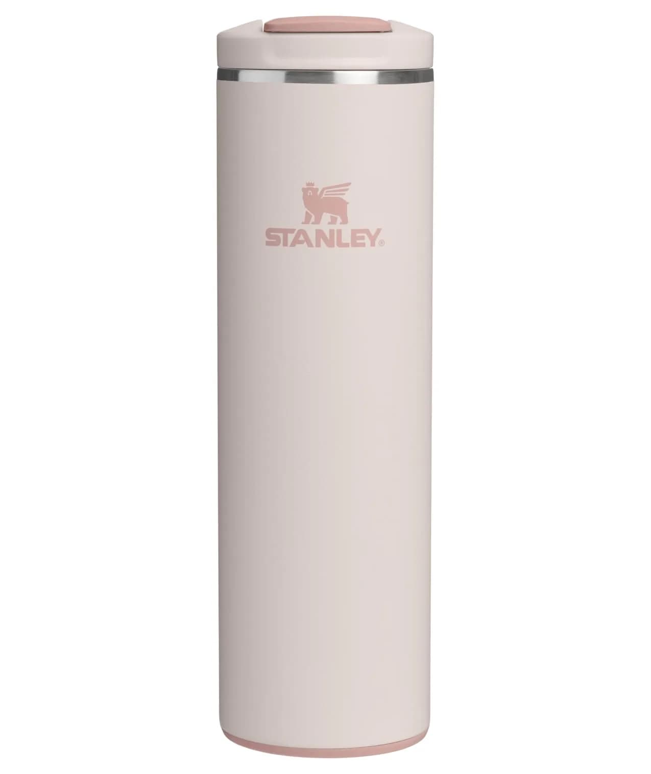 STANLEY Transit Flip Top Mug, 16 oz, Rose Quartz | Lightweight, Leakproof, Double-Wall Insulation