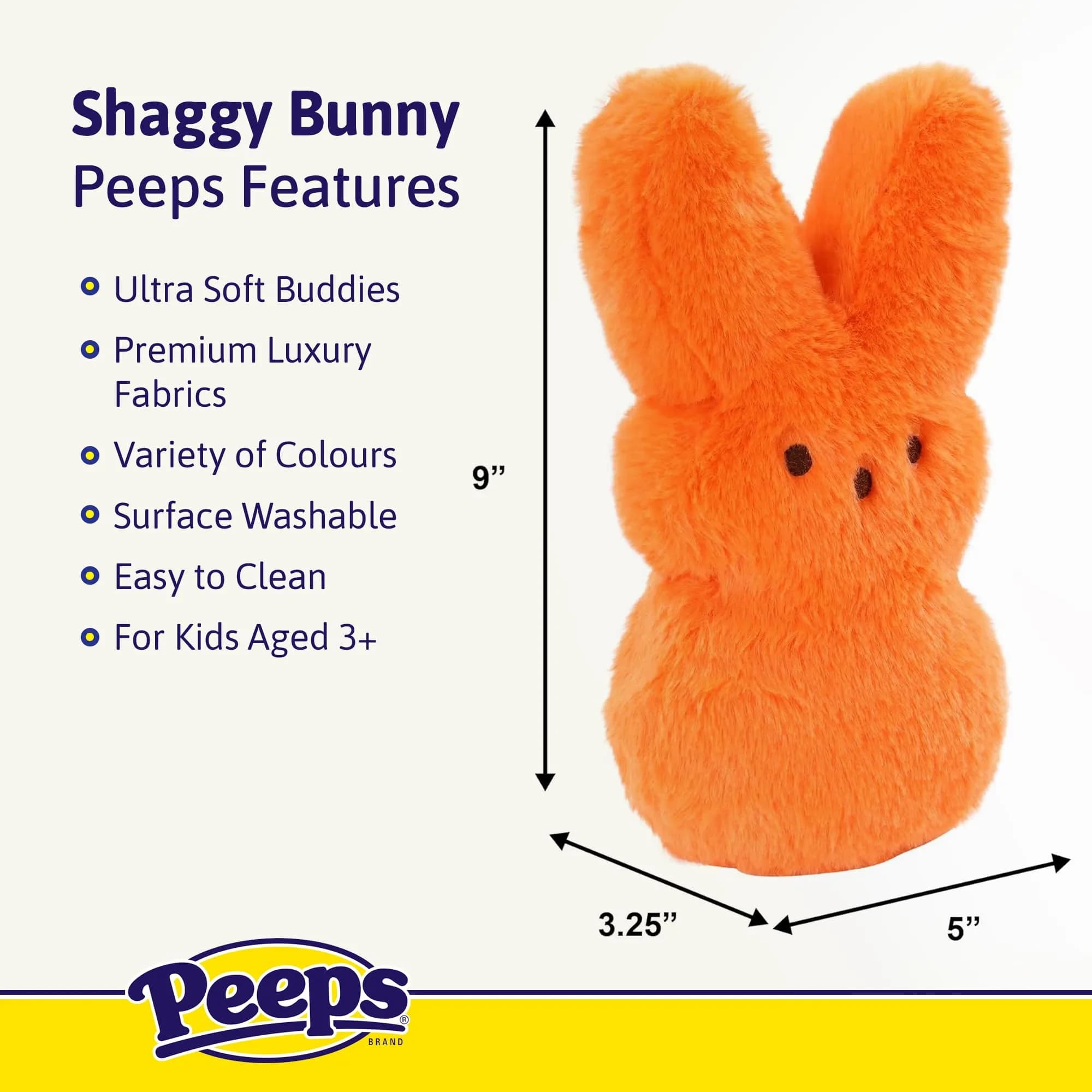 Animal Adventure 9" Dressed Up Peeps Plush Swimsuit | Soft Huggable Easter Toy Buddy - view 5
