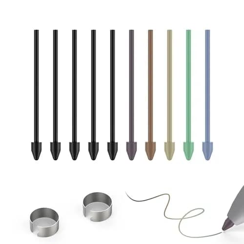 NWANTF Metal S Pen Nibs Replacement Set (10 pcs) | Compatible with Samsung Galaxy Tab S10/S9/S8/S7/S6, S26/S25/S24/S23/S22 Ultra, Note 20/10 Series thumbnail 1