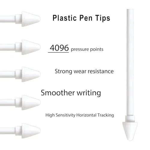NWANTF Replacement Metal & Plastic Nibs for Samsung Galaxy Tab S11/S11 Ultra S Pen | Durable, Precise, Support Tilt & Pressure Sensitivity thumbnail 3